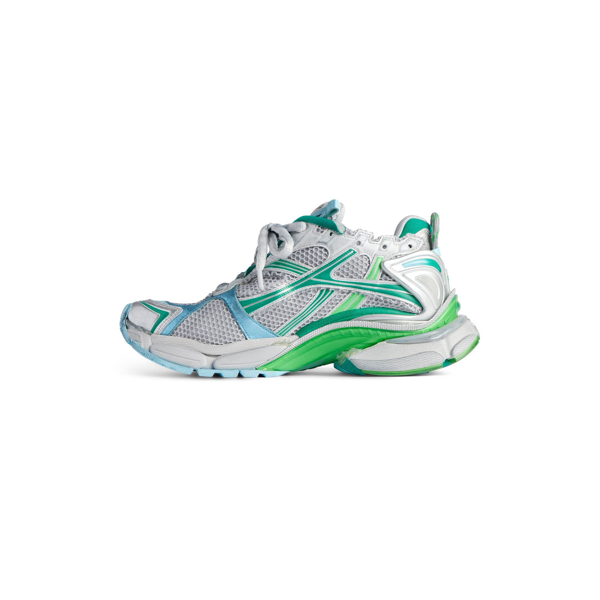 Balanciaga Runner Vert Et Bleu