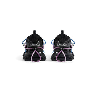 Balanciaga Track Noir Avec Laces Rose Et Bleue