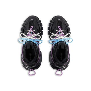 Balanciaga Track Noir Avec Laces Rose Et Bleue