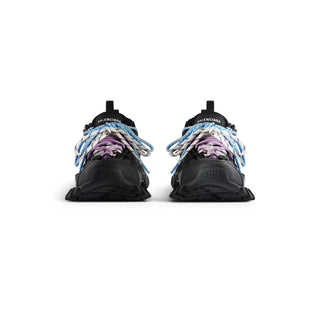 Balanciaga Track Noir Avec Laces Rose Et Bleue