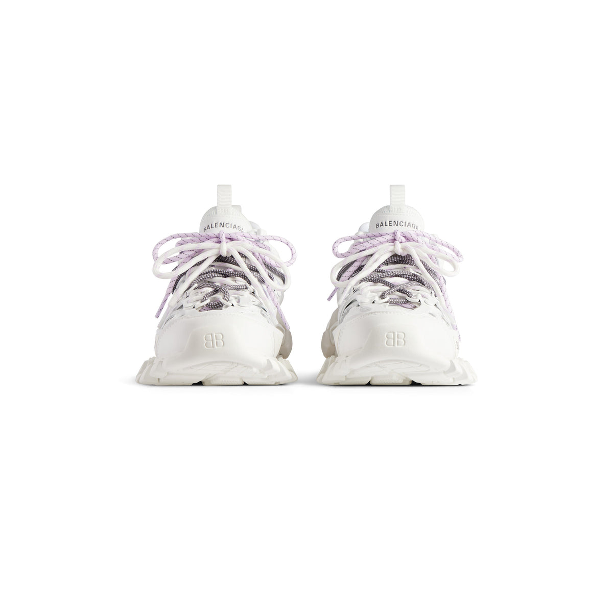 Balanciaga Track Blanc Avec Laces Blanche et Lilas