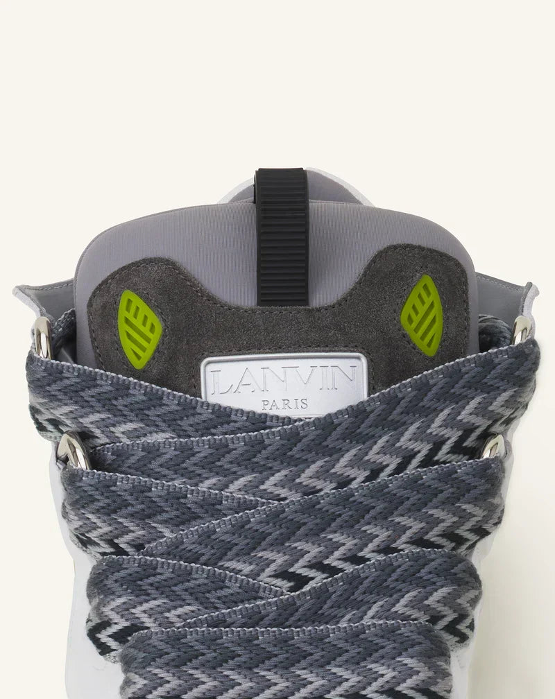 Lanvin Curb Gris Et Vert