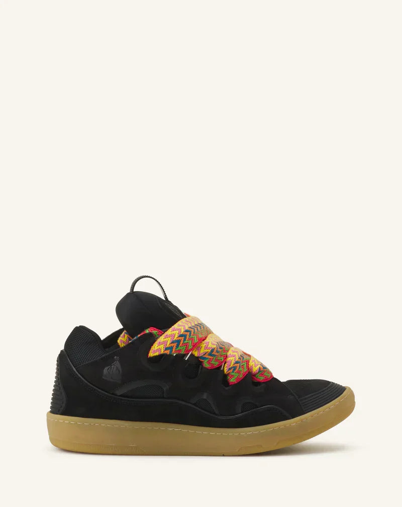 Lanvin Curb Noir Et Multicolore