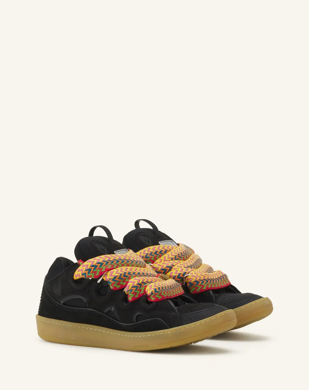 Lanvin Curb Noir Et Multicolore