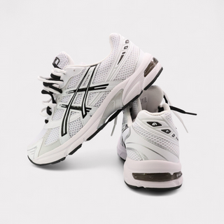 GEL-1130 White Black - Double Laces