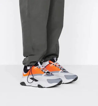 Dior B22 Orange & Blanc