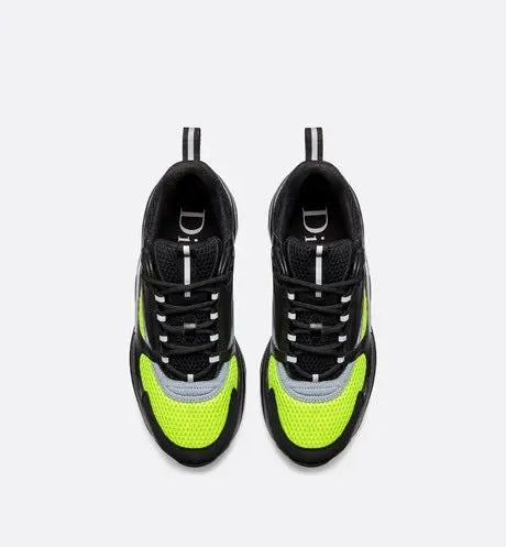 Dior B22 Noir & Jaune Fluo