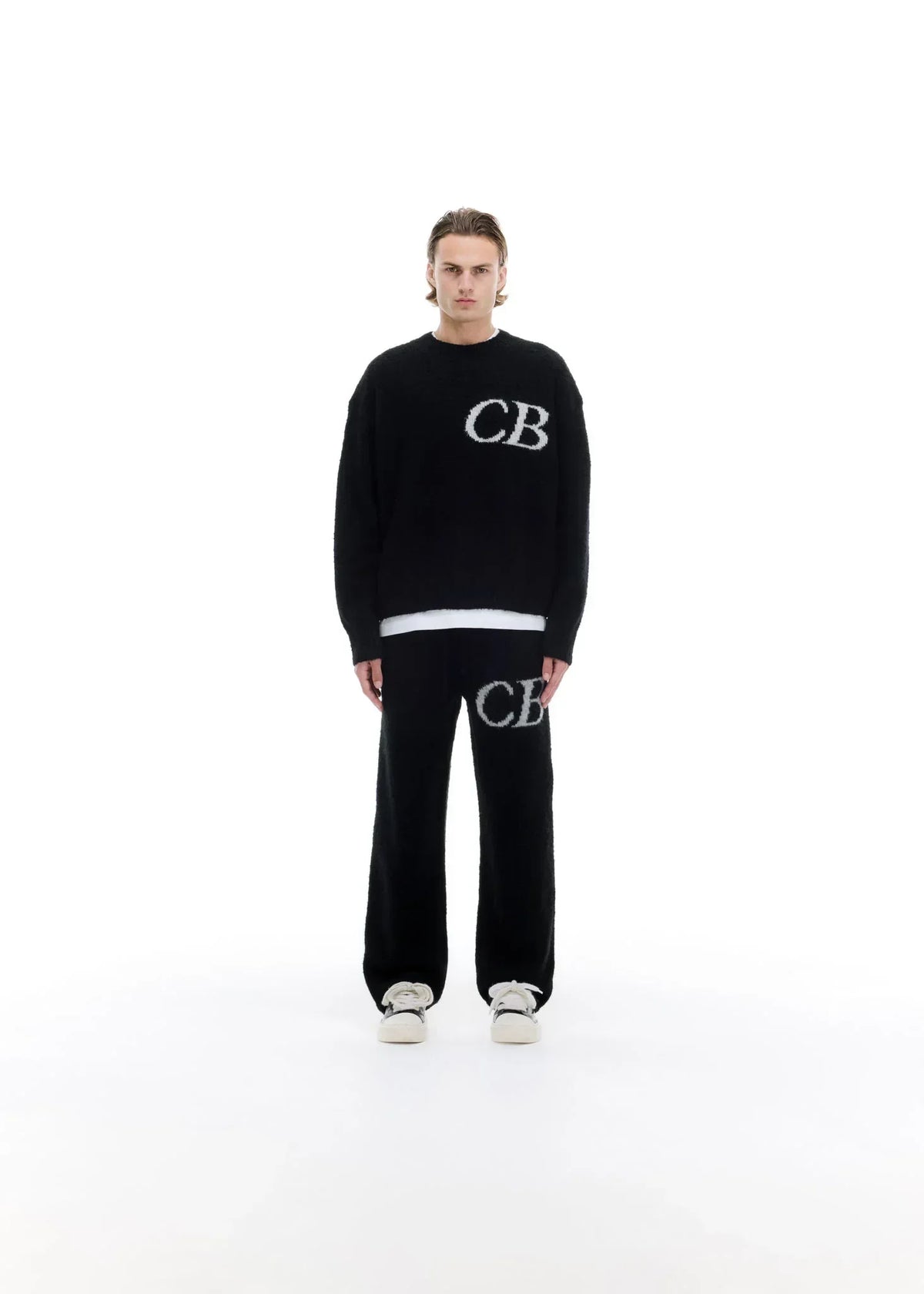 Pull CB Logo Knit Noir