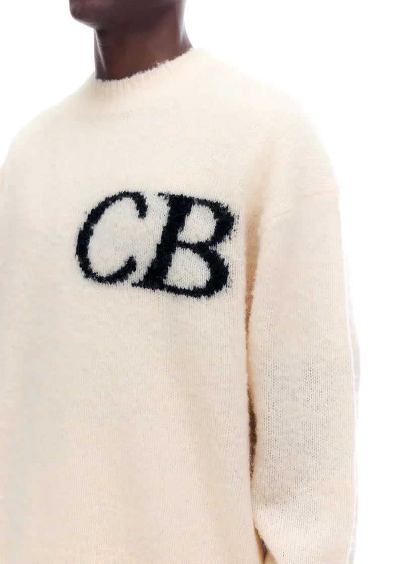 Pull CB Logo Knit Beige