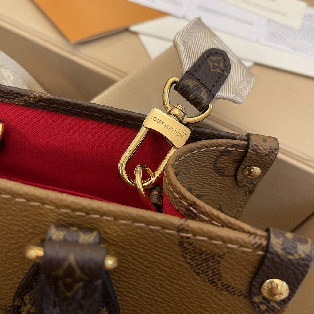 LV - Petit Cabas OnTheGo BB Maron double