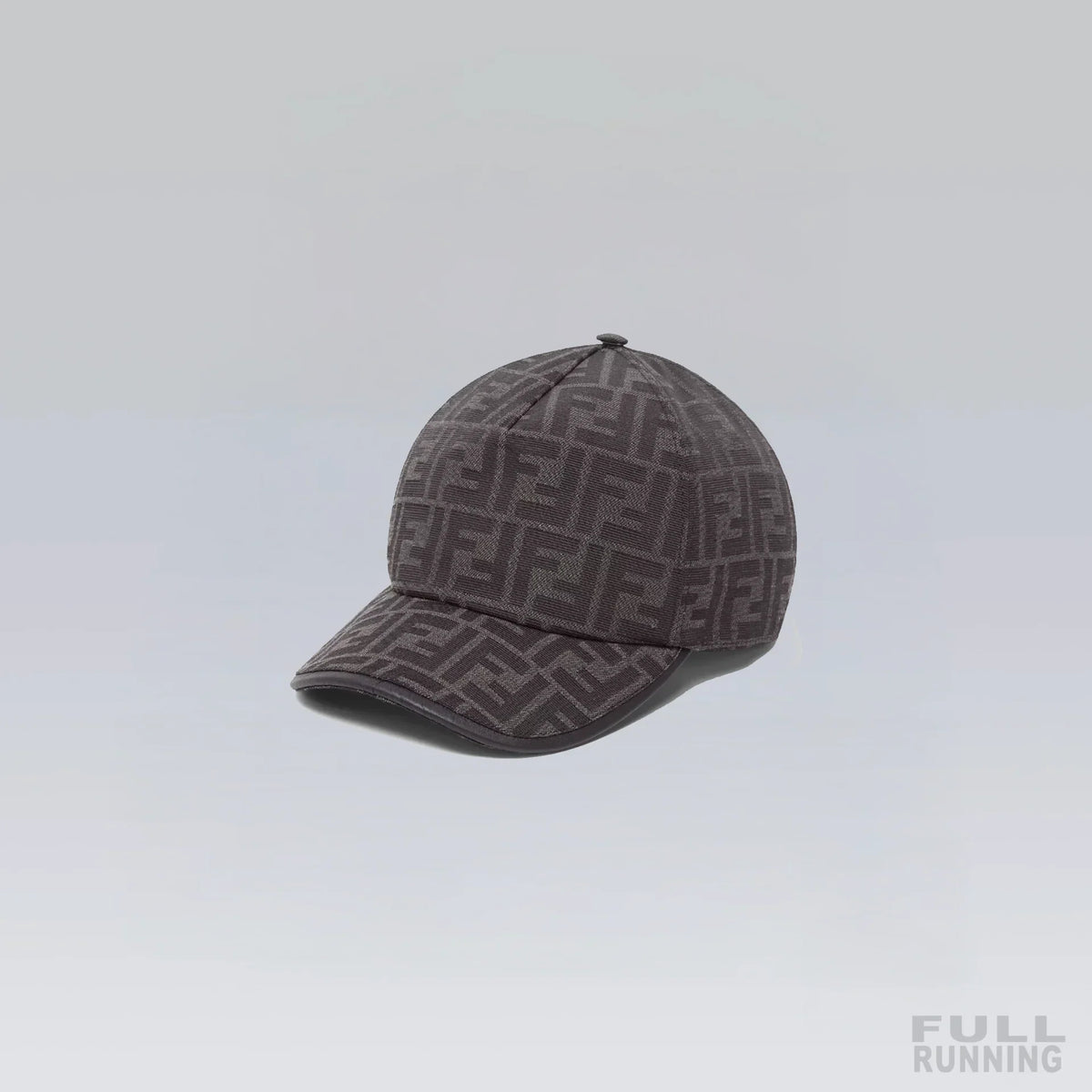 Casquette motif F noir