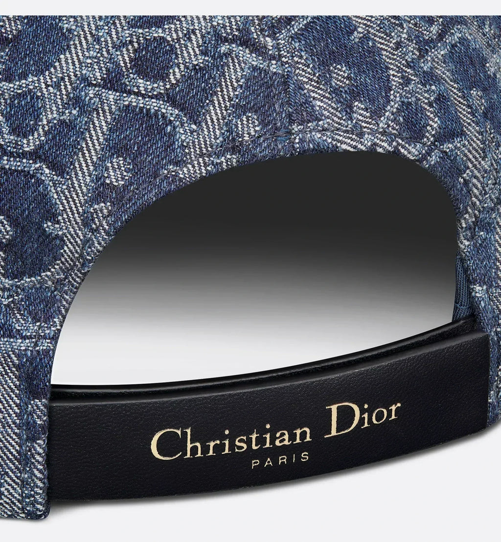 Dior Casquette Oblique Bleu