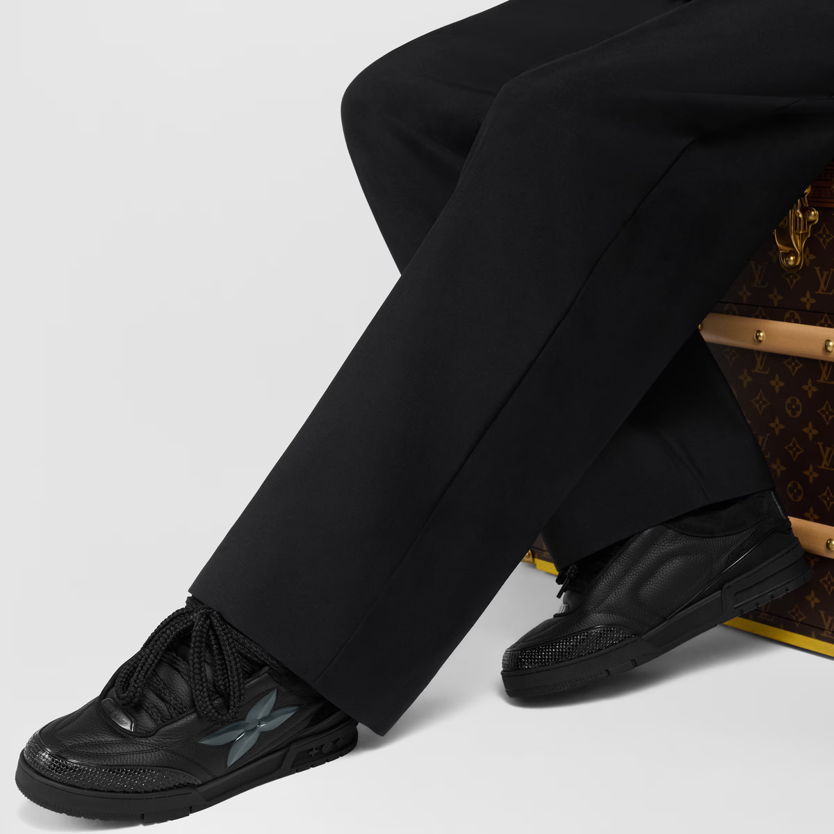 LV Skate Logo incrusté Noir