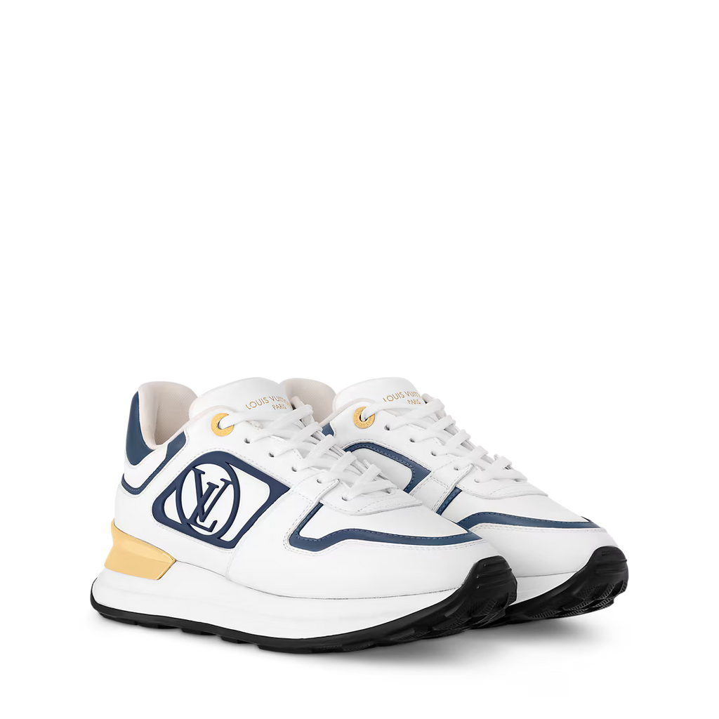 LV Run Away Blanc Et Bleu