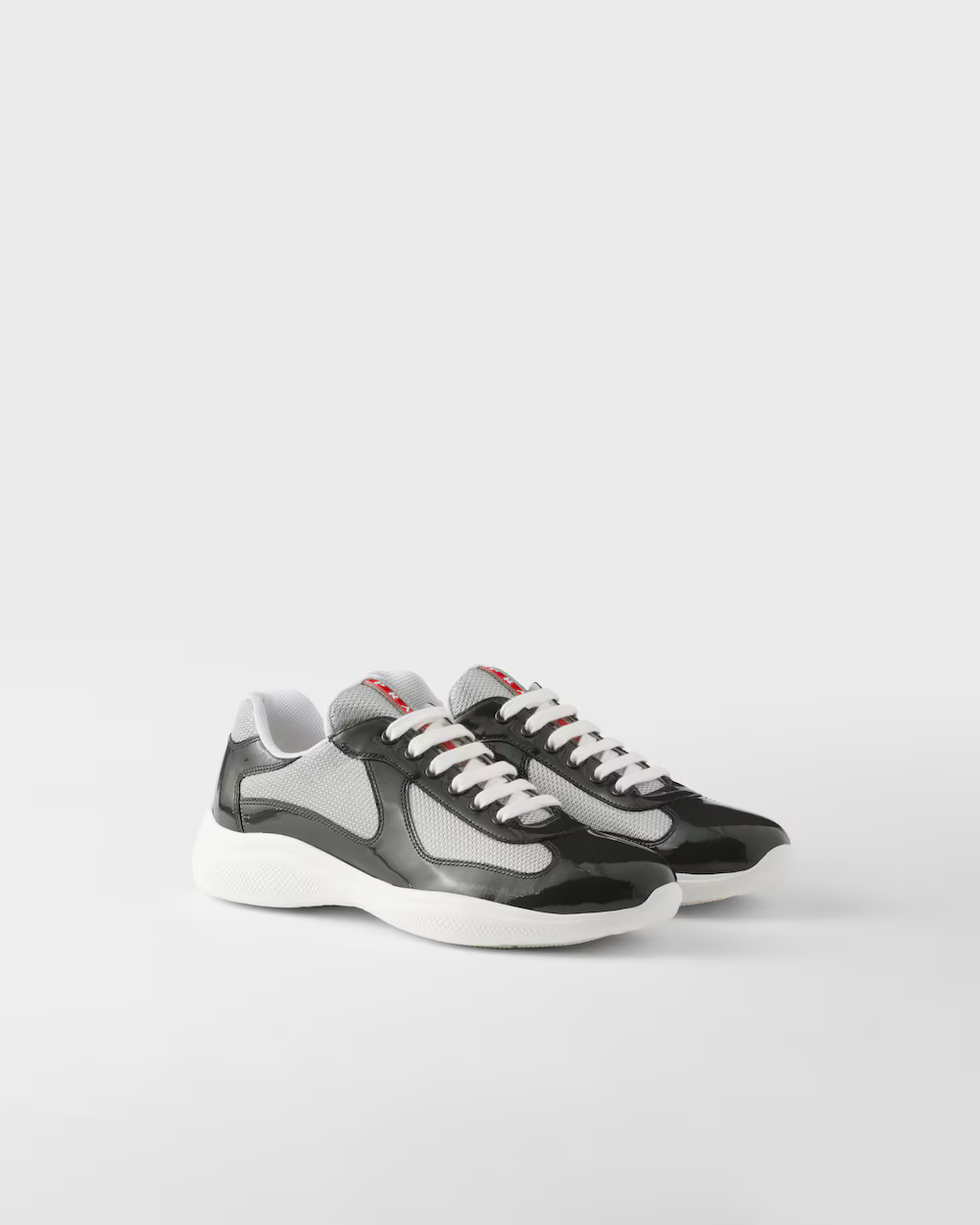 Sneakers Prada America’s Cup Noir Et Blanc